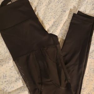 NWT Victoria's Secret knockout mesh bl tights XS